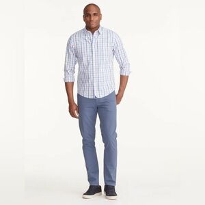 UNTUCKIT Men’s 5-Pocket Chino Pants Blue Straight Fit 34X30